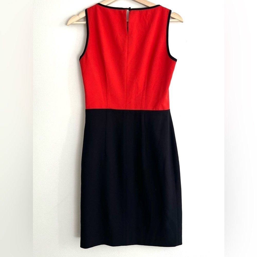 Dika Red/Black Sleeveless Slim Fit Dress - Picture 2 of 3